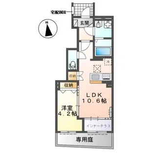レコルテ(recolte)【1階】の間取り