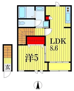 メゾン・ド・ルナ【2階】の間取り