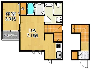 メゾン・ド・M【2階】の間取り