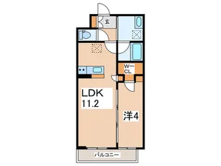 フェルーム玉川学園【3階】の間取り