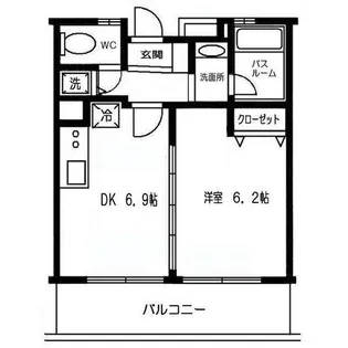 ロードアンドスカイ【1階】の間取り