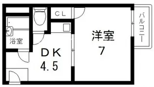 メゾンホワイティ【5階】の間取り