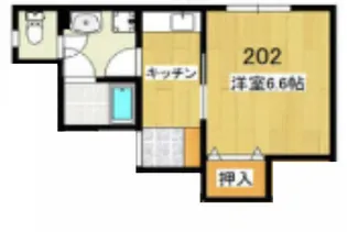 エシェル雑司ヶ谷【2階】の間取り