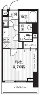 HF北四番丁レジデンス【8階】の間取り