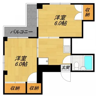 ローズハウス【2階】の間取り