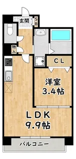 フジディアミュリッヒ【2階】の間取り