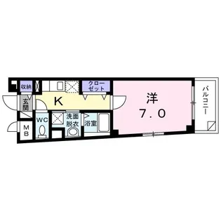 ル フェール プラ 阿佐ヶ谷【3階】の間取り