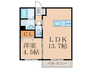 ShiningB【1階】の間取り