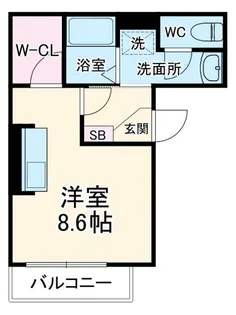 スタブリテラス桑名【2階】の間取り