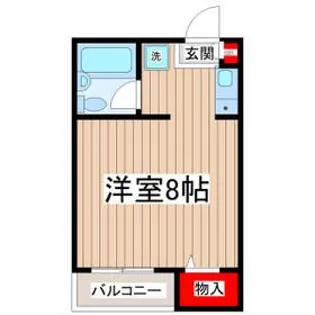 ハイツサードニクス【2階】の間取り