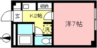デ・パール桜丘【1階】の間取り