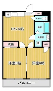 第一レイクマンション【4階】の間取り