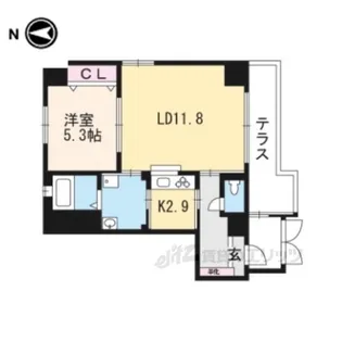 エテルノアレイア【2階】の間取り
