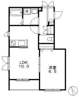 クロスロード【3階】の間取り