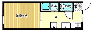 スリーコーポ【2階】の間取り