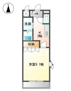 K.コオリナ【3階】の間取り