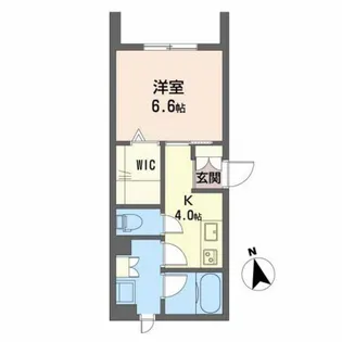 シャーメゾン段原日出【1階】の間取り