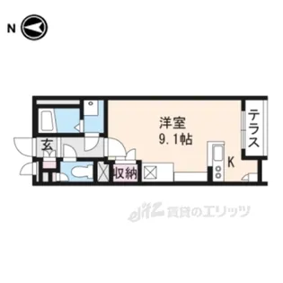 レオネクストノーム【1階】の間取り
