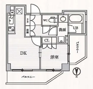 コスモリード奥沢【3階】の間取り