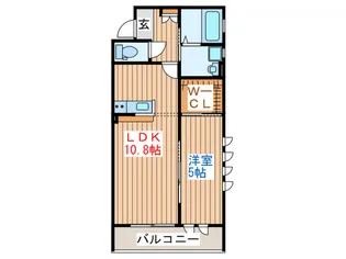 ボルツVI【2階】の間取り