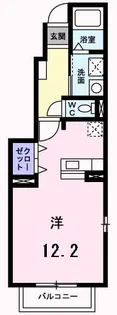 ミオソティス【1階】の間取り