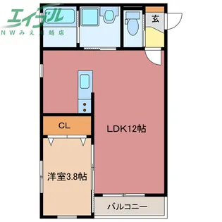 L’Oiseau bleu【3階】の間取り