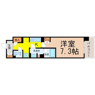 ラフィシア上前津【9階】の間取り