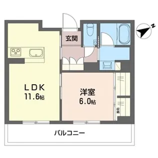 レガリータII【2階】の間取り