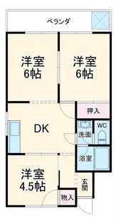 マンションピュア【2階】の間取り