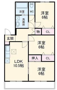 ガーデンハイム【1階】の間取り