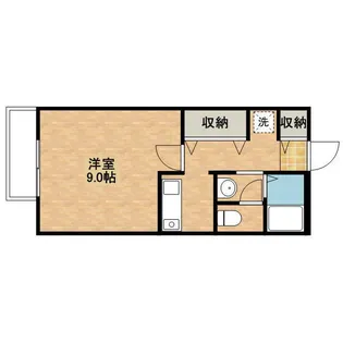 陽だまりハイツ2000 C【1階】の間取り