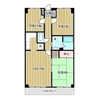 ストーク草加1番館【3階】の間取り