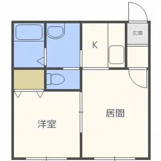 リージェンツパーク【2階】の間取り
