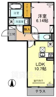 トゥールモンド城殿【1階】の間取り