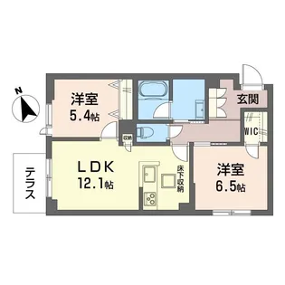 エフボーテ【1階】の間取り