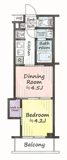 ガーラ・グランディ元住吉【3階】の間取り