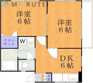 ハイムみどり【2階】の間取り