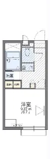 レオパレスアーバンコート東大沢【2階】の間取り