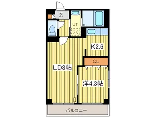 第6ふじビル【2階】の間取り