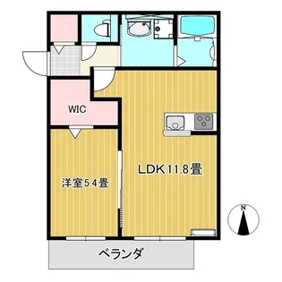 ルミナーレ【1階】の間取り