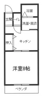 コスモコーポラス【2階】の間取り
