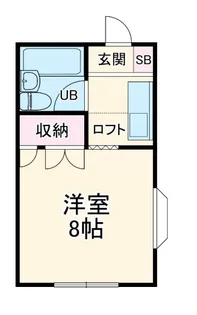 オレンジハウス【2階】の間取り