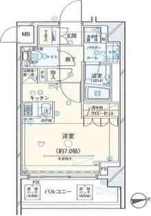ヴェルト日暮里イースト【3階】の間取り