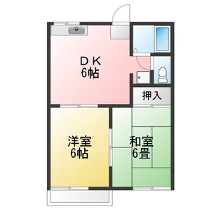 フォーブル相羽 A棟【2階】の間取り