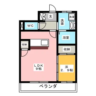 Sereno 【セレーノ】【3階】の間取り