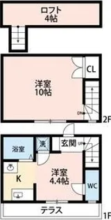 メゾン T(メゾンティー)【1階】の間取り