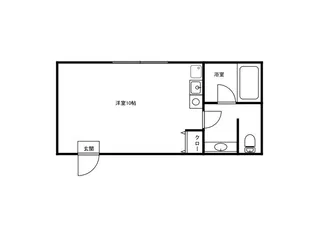 ベルガ片野【2階】の間取り