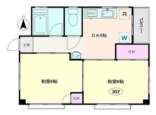 コーポ今戸【3階】の間取り