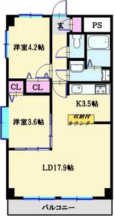 アスコットアームズ南橋本【3階】の間取り