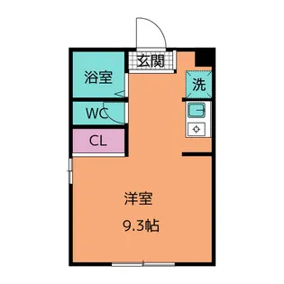 ミューズイン上六名【1階】の間取り